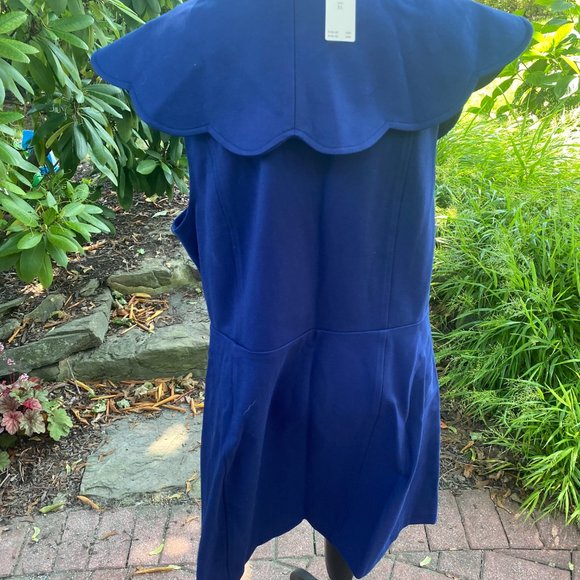 Anthropologie Maeve Scalloped Buttondown Dress - Picture 2 of 5